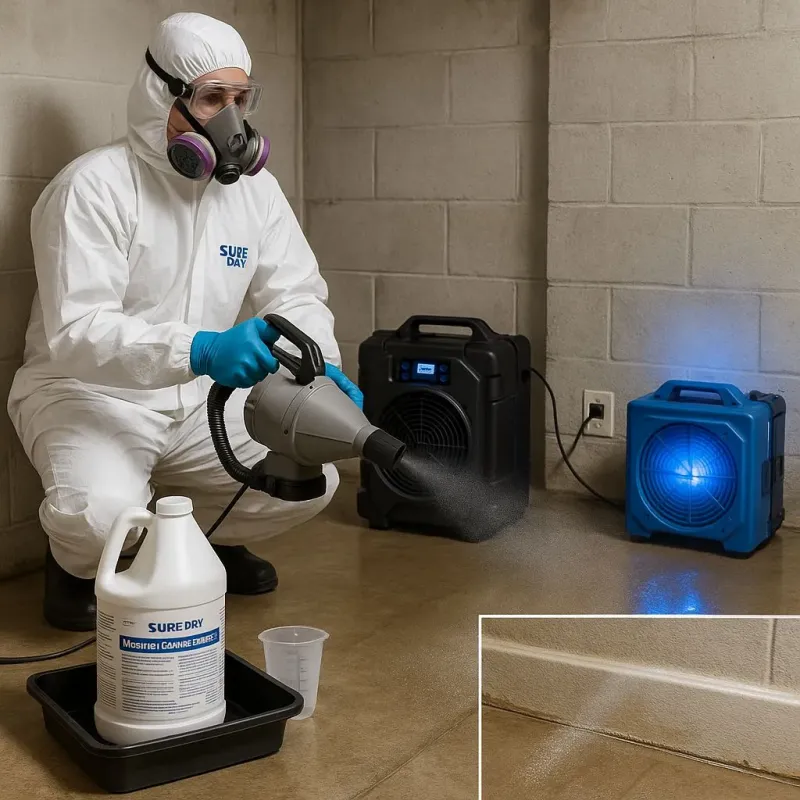 Sanitization and Odor Removal process in Bayville, NJ